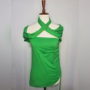 Pre-Loved Women’s Green Madrao Sleeveless Shirt Size Medium